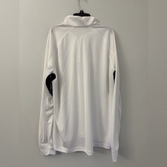 POLO BY RALPH LAUREN MENS XL 1/4 ZIP  PULLOVER WHITE POLYESTER NWT A954 - Picture 2 of 9